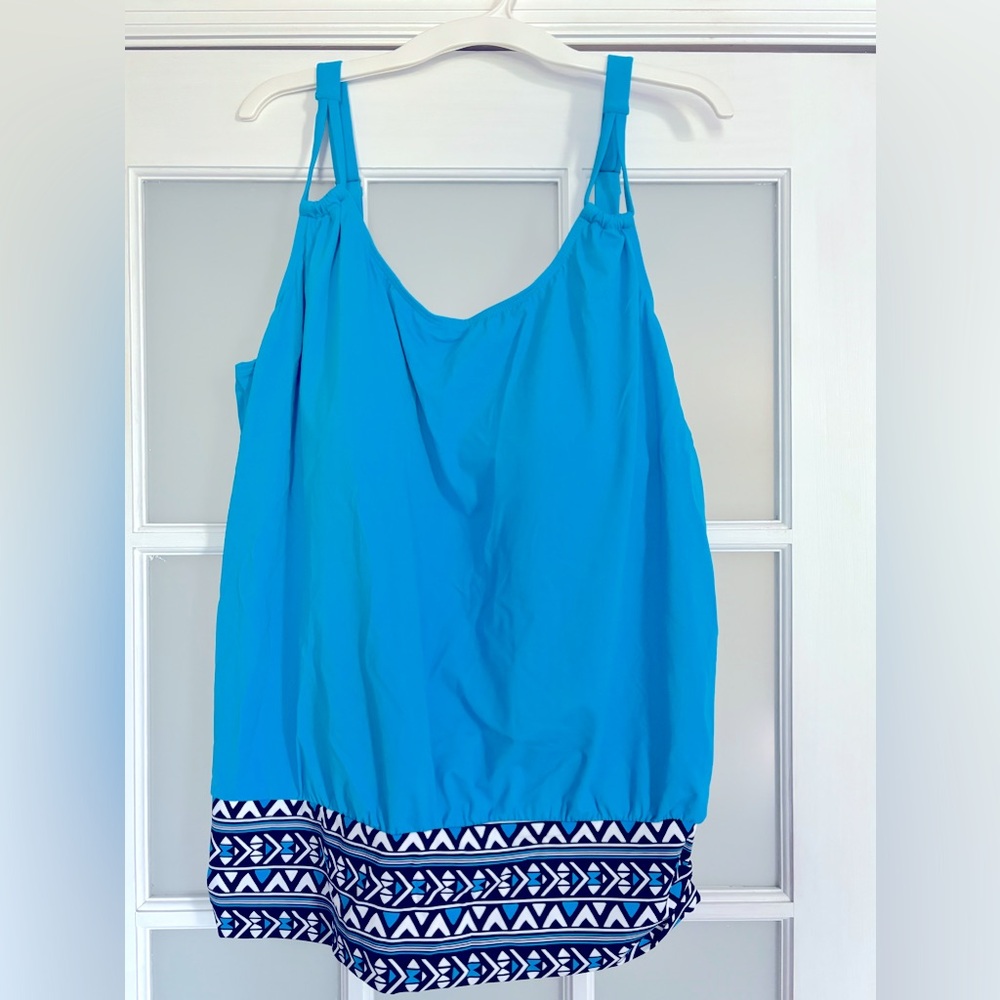 NWT Women’s Plus Size 24W Fullfitall Swimsuit top & shorts